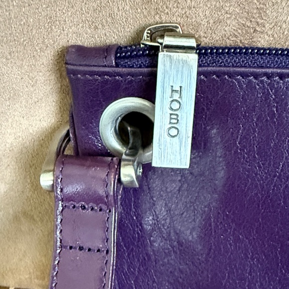 HOBO Purple Leather Clutch - Picture 2 of 5